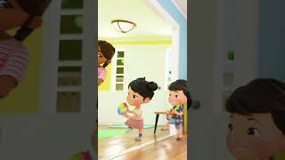 Hi Mia 👋 Whats Your Name lellobee namesong name shorts  Nursery Rhymes for Babies [upl. by Surtemed374]