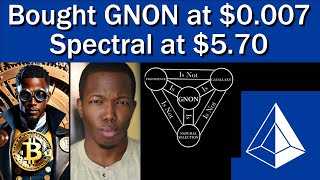 We Bought GNON Memecoin At 0007  Spectral at 570 [upl. by Airat634]