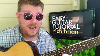 Rich Brian  100 Degrees  easy guitar lesson tabs easy chords strumming tutorial beginner lesson [upl. by Irdua]