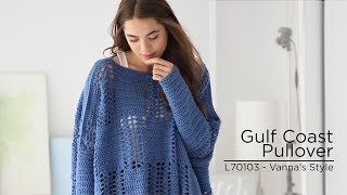 Gulf Coast Pullover crocheted with Vannas Style [upl. by Nimesh199]