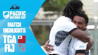 Pacific Perfection ⭐  Tonga v Fiji  Asahi Super Dry Pacific Nations Cup  Match Highlights [upl. by Retsehc]