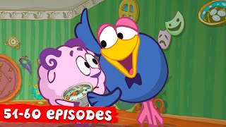 KikoRiki 2D  Full Episodes collection Episodes 5160  Cartoon for Kids [upl. by Nonarb]