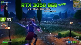 Fortnite Chapter 5  RTX 3050 8GB  RYZEN 7 5700X  1440p Benchmark [upl. by Rebeka]