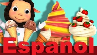 La canción de los helados  Canciones infantiles  LittleBabyBum [upl. by Arahas]