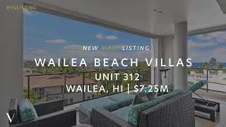 New Listing in Wailea Beach Villas  Unit 312  725M [upl. by Mclaurin]