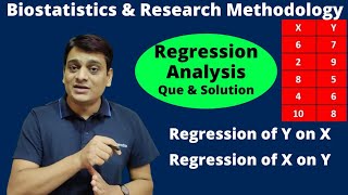 Part 20 Regression Analysis  Question and Solution  Biostatistics amp Research Methodology [upl. by Pravit]