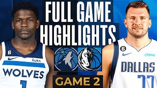 Minnesota Timberwolves vs Dallas Mavericks  Game 2 West Finals Full Highlights  2024 NBA Playoffs [upl. by Hussar]