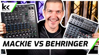 Mackie ProFX10v3 vs Behringer Xenyx Q1202 USB [upl. by Algernon]