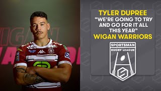 Wigan Warriors Tyler Dupree on silverware ambitions in 2024  SuperLeague [upl. by Sabsay141]