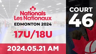 2024 Volleyball Canada Nationals 🏐 Edmonton 17U18U  Day 2 AM Wave  Court 46 20240521 [upl. by Gombosi]