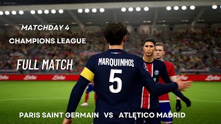 eFootball  Paris Saint Germain 12 Atletico Madrid  Champions League 20242025 Full Match [upl. by Tiff]