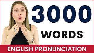 3000 WORDS  Practise British English Pronunciation of Common Vocabulary [upl. by Hayila]