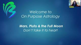 Mars Pluto amp the Full Moon  dont take it to heart [upl. by Slavic265]