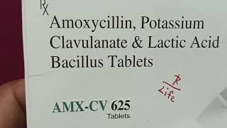 Amx cv 625 tablets uses in hindi  amx cv 625 tablets dose  amx cv 625 tablets price [upl. by Gruver]