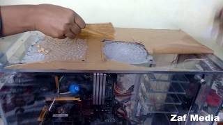 Home Made Unbelievable Fully Custom Fiber Glass PC case cabinet designed by AZIM part 1 [upl. by Haywood]