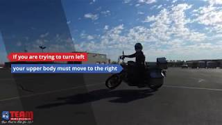 TEAM Arizona Riding Tip  Turn Your Motorcycle At High and Low Speeds [upl. by Cleti208]