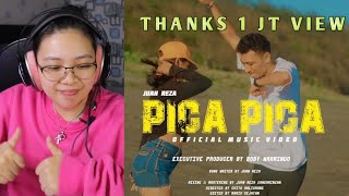 REACT REQUEST SUBSCRIBER  PICA PICA  JUAN REZA OFFICIAL MUSIC VIDEO juanreza picapica react [upl. by Phyllys]