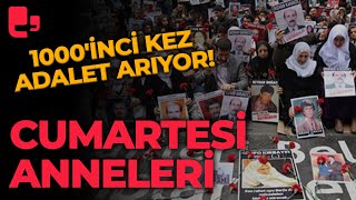 Canlı  Cumartesi Anneleri 1000inci kez Galatasaray Meydanı’nda adalet arıyor [upl. by Niraa947]