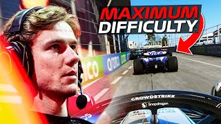 F1 Esports Driver vs 110 AI at Monaco on F1 24 [upl. by Nauh]