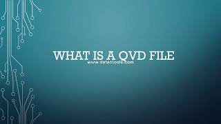 55 What is a QVD file [upl. by Nerw]