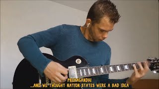 And We Thought Nation States Were a Bad Idea Propagandhi guitar cover [upl. by Gnouhp210]