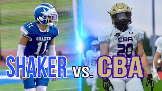 Battle of the Undefeateds Christian Brothers Academy vs Shaker High School Football 2024 [upl. by Jeanine]