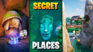 BEST SECRET LOCATIONS IN FORTNITE CHAPTER 6 SEASON 1 [upl. by Iviv749]