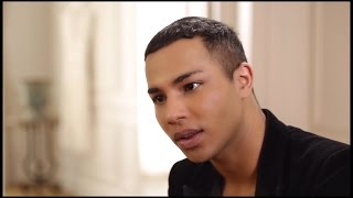 Balmain x HampM Interview with Olivier Rousteing [upl. by Atteiram61]