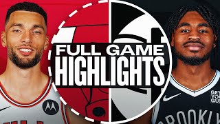 BULLS at NETS  FULL GAME HIGHLIGHTS  November 1 2024 [upl. by Clementius737]