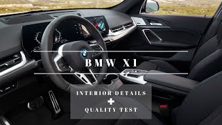 BMW X1 2023  Interior Details and Quality Test [upl. by Hcire317]