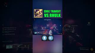 Can Edge Transit ONE PHASE vs Rhulk Destiny 2 shorts [upl. by Damicke]