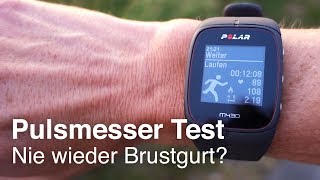 Polar M430 Pulsuhr Wird der Puls korrekt gemessen Test optischer Herzfrequenzsensor  Pulsmesser [upl. by Rolfe]