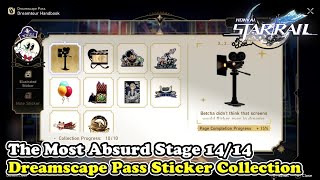 The Most Absurd Stage Sticker Collection Locations Honkai Star Rail Dreamscape Pass Stickers [upl. by Kellen104]