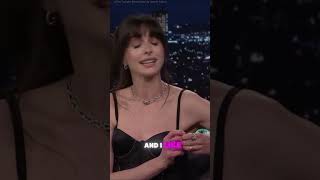 Anne Hathaway Reveals Just How Competitive She Really Is 💪 shorts snl [upl. by Ysteb]