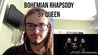 Reaction to BOHEMIAN RHAPSODY by QUEEN [upl. by Ykciv]