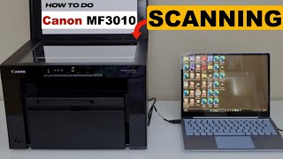 Canon Imageclass MF3010 Scan To Windows Save As PDF File [upl. by Anael]