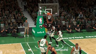 the 2019 raptors vs the Celtics in 2k24 play now online [upl. by Lleuqar]