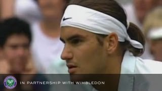 Sampras v Federer 2001 Mens 4th Round – Rolex Wimbledon Golden Moments [upl. by Trilbee]