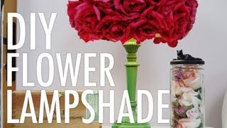 DIY Flower Lampshade with Mr Kate [upl. by Isidro798]