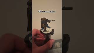 Painted my eliminators 40k warhammer40k spacemarines [upl. by Arimas]