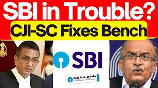 CJISC Fixes Bench  SBI in Trouble  lawchakra supremecourtofindia analysis [upl. by Hilliary]