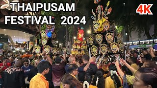 Thaipusam Festival  Thaipusam in Singapore  Thaipusam 2024 [upl. by Attaynek]