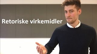 Retorik og argumentation  retoriske virkemidler [upl. by Alaaj]