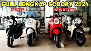 SCOOPY 2024 TERBARU FULL LENGKAP DENGAN TYPE DAN HARGA🔥🔥🔥 [upl. by Nonohcle651]