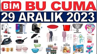 BİM BU CUMA  BİM 29 ARALIK 2023 KATALOĞU  AKTÜEL ÜRÜNLER  RESMİ KATALOG [upl. by Mechelle]