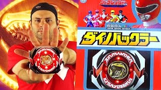 Legacy Zyuranger Dino Buckler amp Guardian Beast Medal Set Review Mighty Morphin Power Rangers [upl. by Elyrpa]