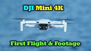 DJI Mini 4K  First Flight amp Footage  Awesome Starter Drone [upl. by Jena]