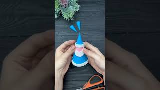 How to make santa claus with paper ll viral video short ll 🥰💞🩷 [upl. by Ikkir]