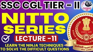 NITTO FOR SSC CGLCHSL TIER 2  LECTURE 11  PARMAR SSC [upl. by Jegger]