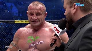 Mariusz Pudzianowski rozbił Łukasza Jurkowskiego quotWiedziałem żequot  KSW 61 [upl. by Corbett]